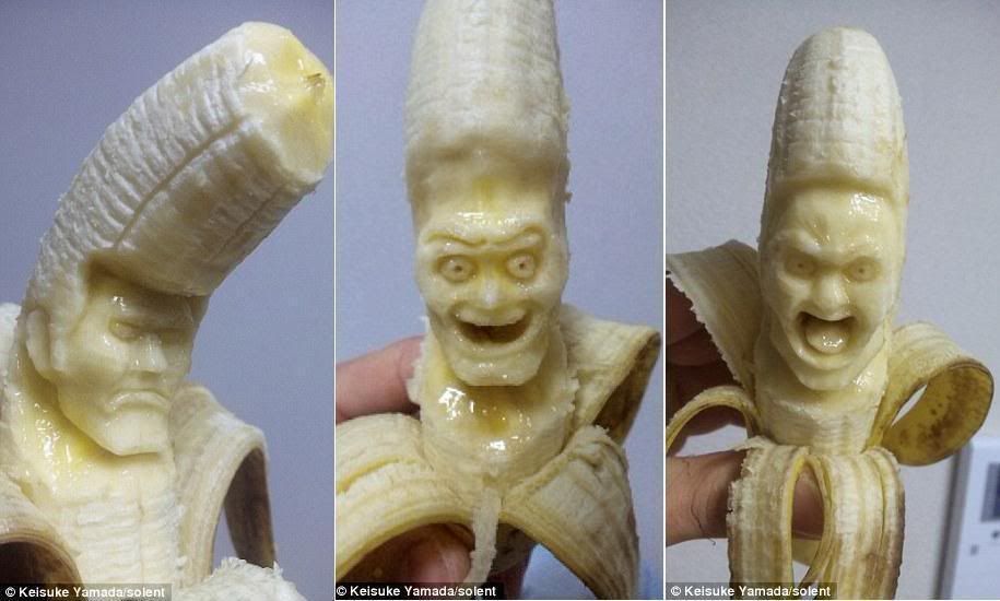 Banana sculpting
