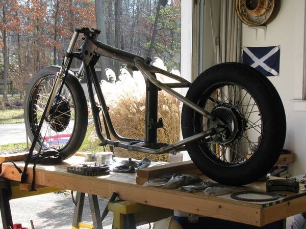 triumph chopper rolling chassis