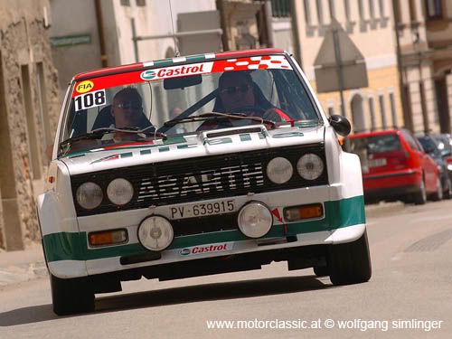 1976 Fiat 131 Abarth Rally. the fiat abarth 131