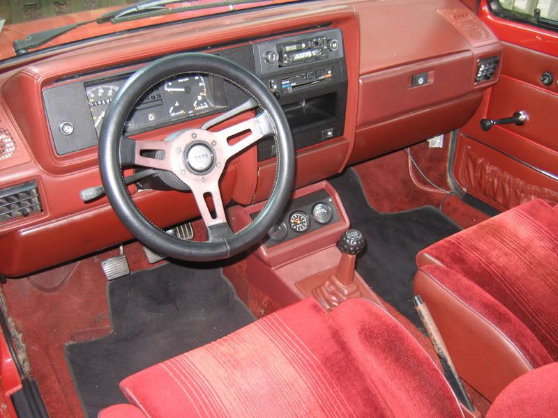 i have an Abarth steering wheel in my mk1 from my dad's old Fiat 131 i run