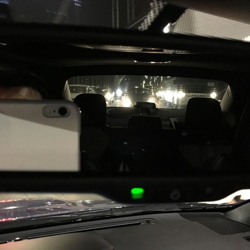 Is glare/refraction normal on rear defroster after tinting / tint