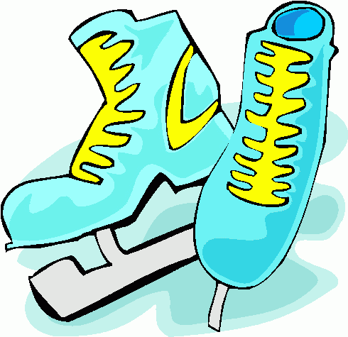 Ice Skates Cartoon