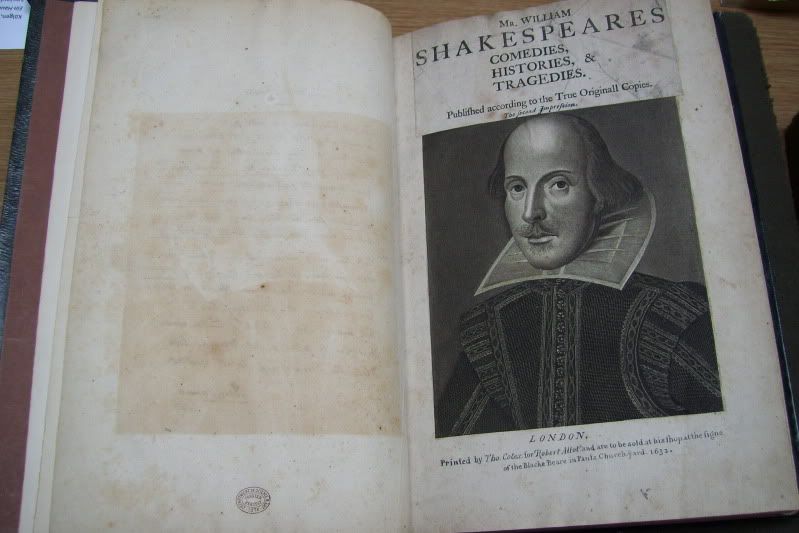 Shakespeare's First Folio, 1623