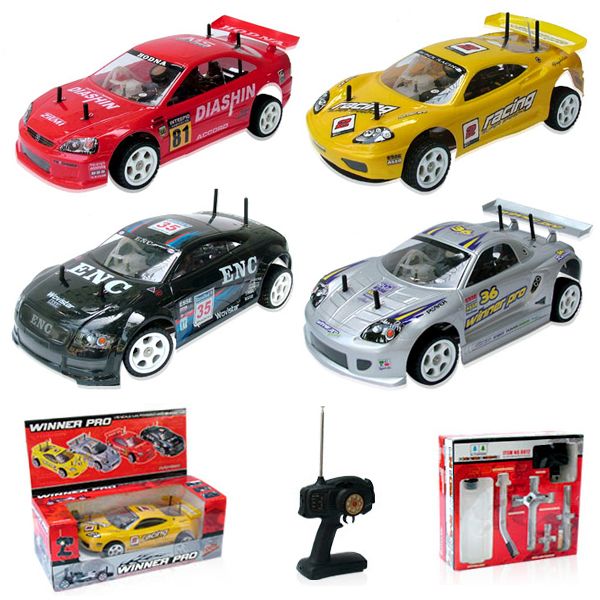 Nitro Gas 4WD On-Road Racing Car Winner Pro RC 1/10 RTR 50mph 2-Speed Racer  with Starter Kit