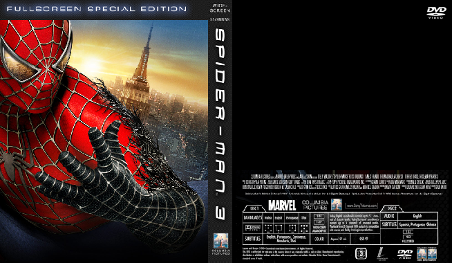 spiderman 3 movie cover. DVD cover 4 Spider-Man 3: