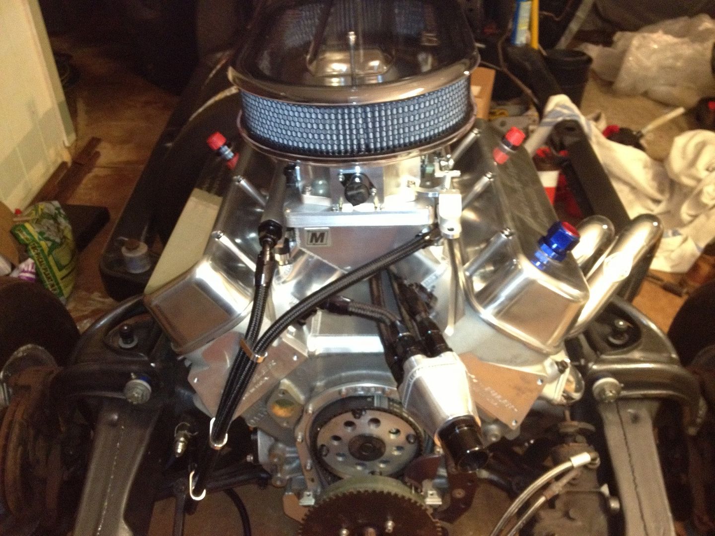 Got a new air cleaner for the tunnel ram Chevelle Tech