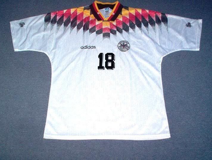 Camisetas para la historia: Alemania, 1990