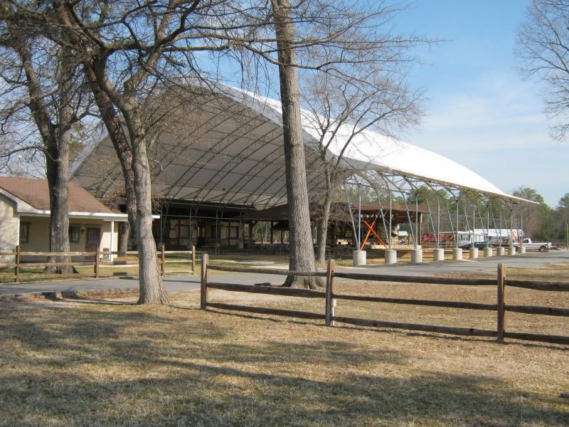Progress being made on Walkers Dam, Chick River at Rockahock. Tidal