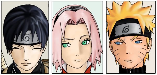Sai, Sakura, Naruto