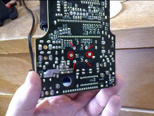 1998 Nissan frontier instrument cluster circuit board #2