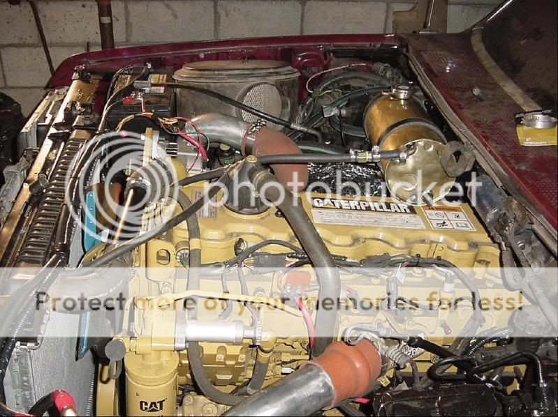 Caterpillar engine swap ford #4