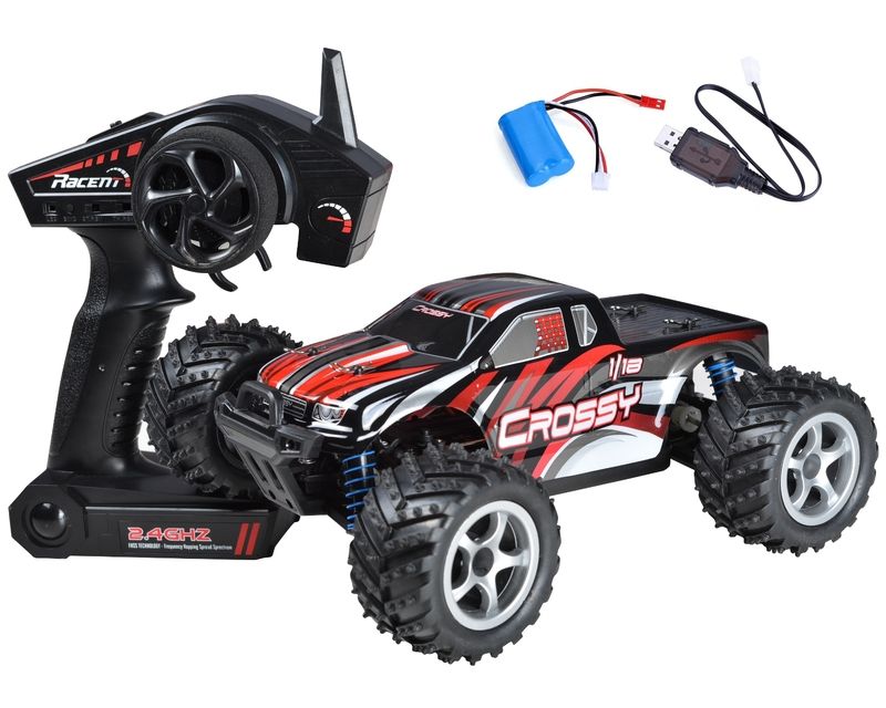 Crossy Monster Truck 2.4Ghz RC High Speed 25-mph Racing Car RTR 4WD Off ...