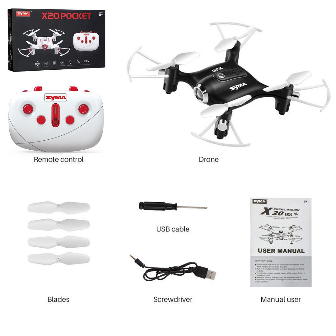 x20 pocket drone manual