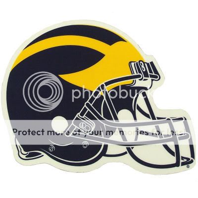 MICHIGAN WOLVERINES LOGO 4.5 CAR FRIDGE MAGNET 032085235121  